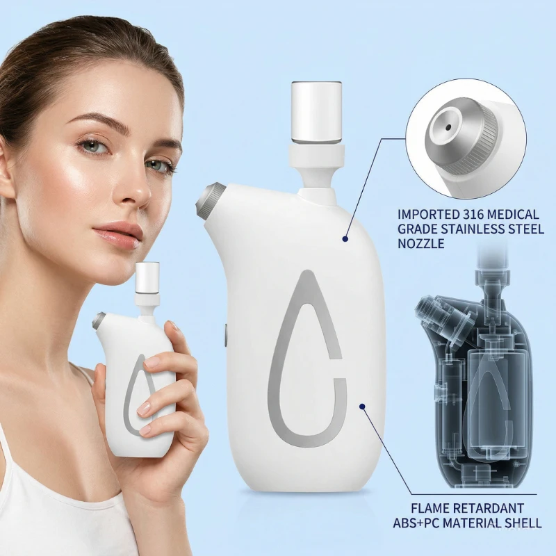 Facial Steamer Nano - Portable Nano Facial Vaporizer Steam Device