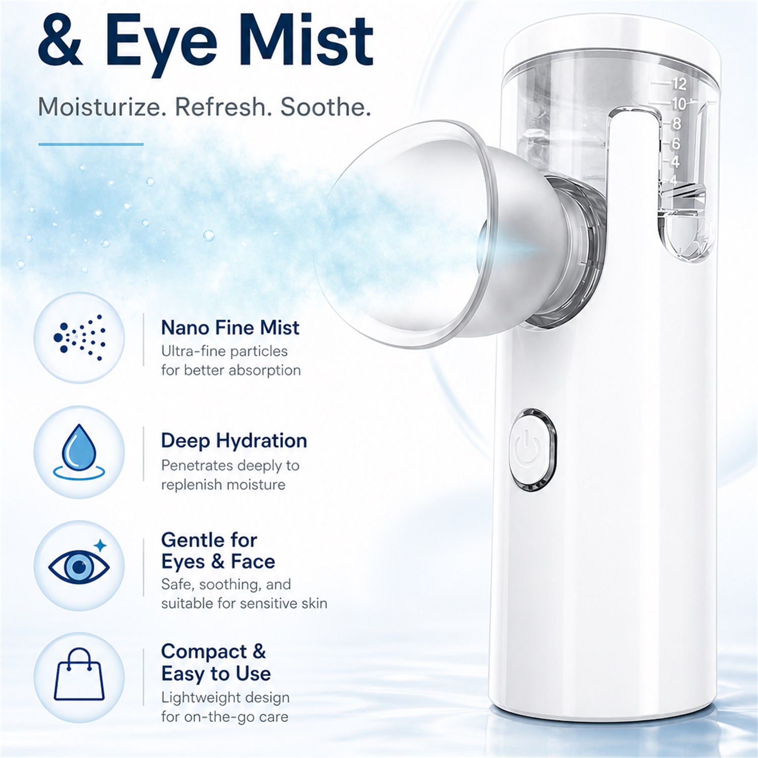 Facial Steamer Nano - Eye Nano Sprayer Electric Eye Steam