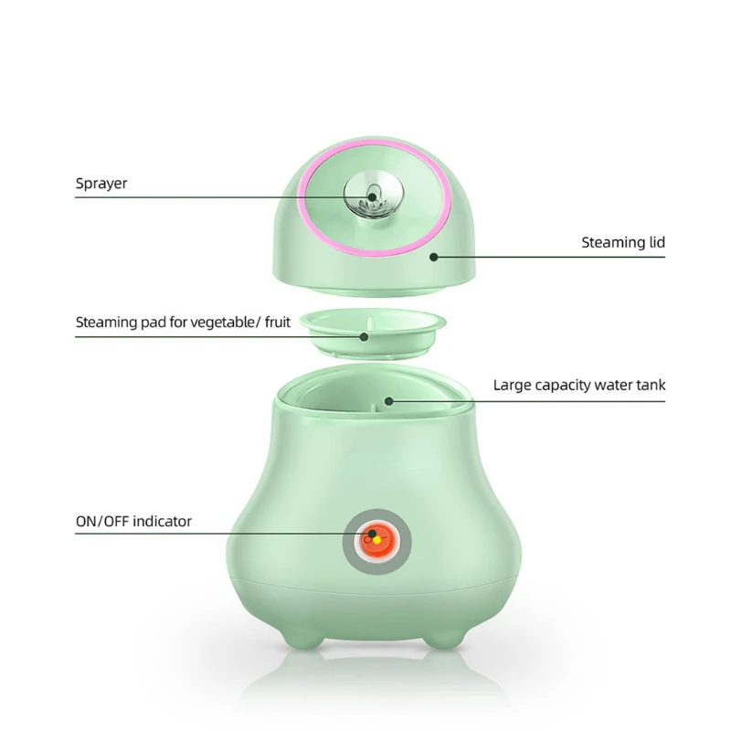 Fruit and Vegetable Facial Ste - Facial Steamer Nano recension och pris