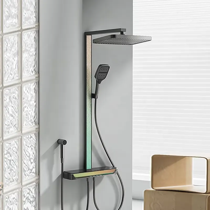 Brass Digital Waterfall Shower - Spa & Wellness Hotel Fitak * * * * recension och pris