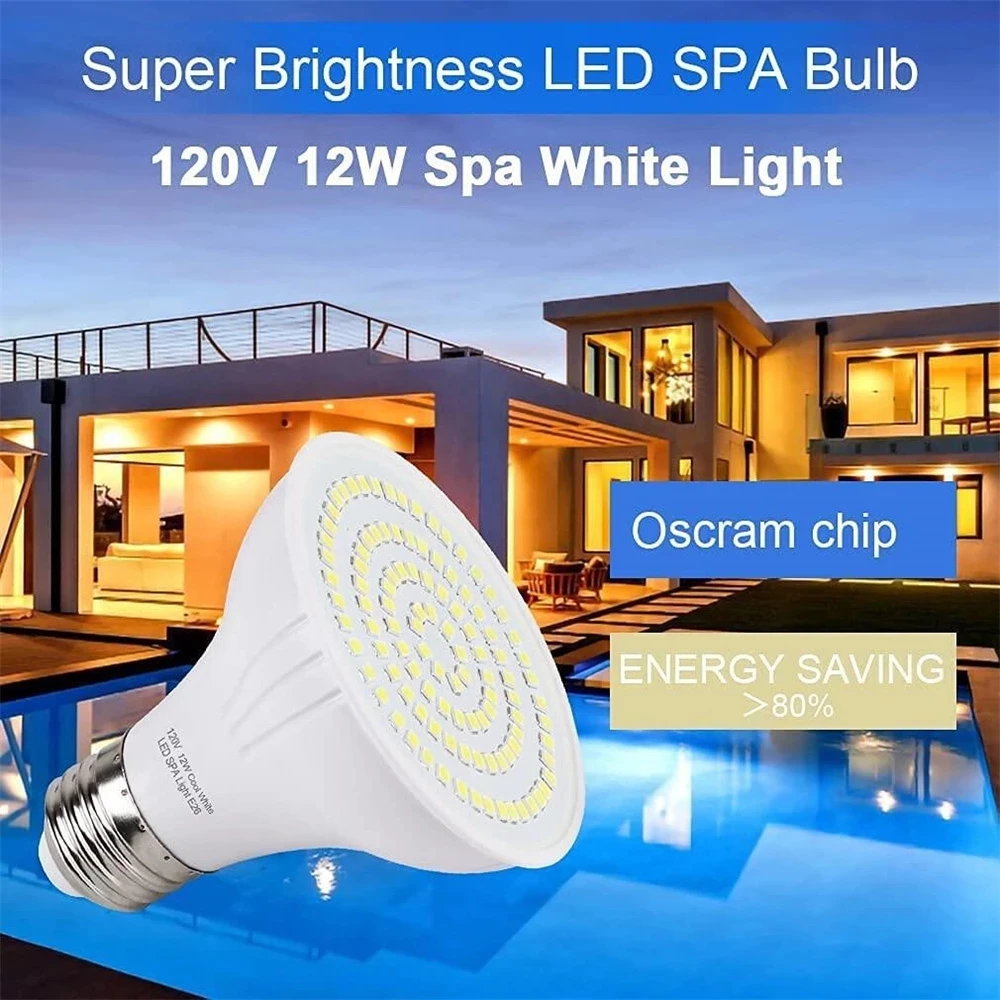LED Swimming Pool Light E27 E2 - Xy Spa & Wellness George Town recension och pris