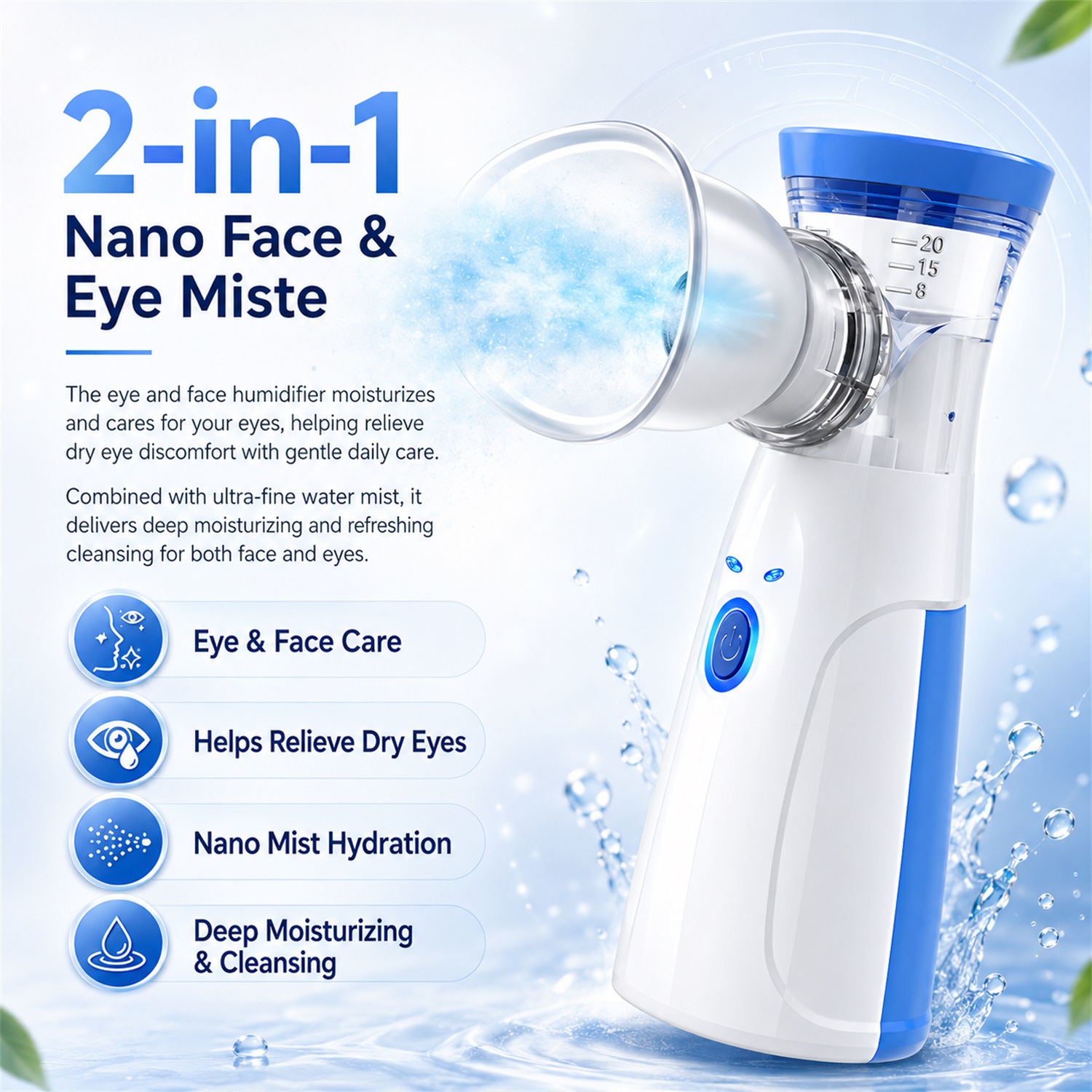 Handheld Facial Nano Mister Po - Facial Steamer Nano recension och pris