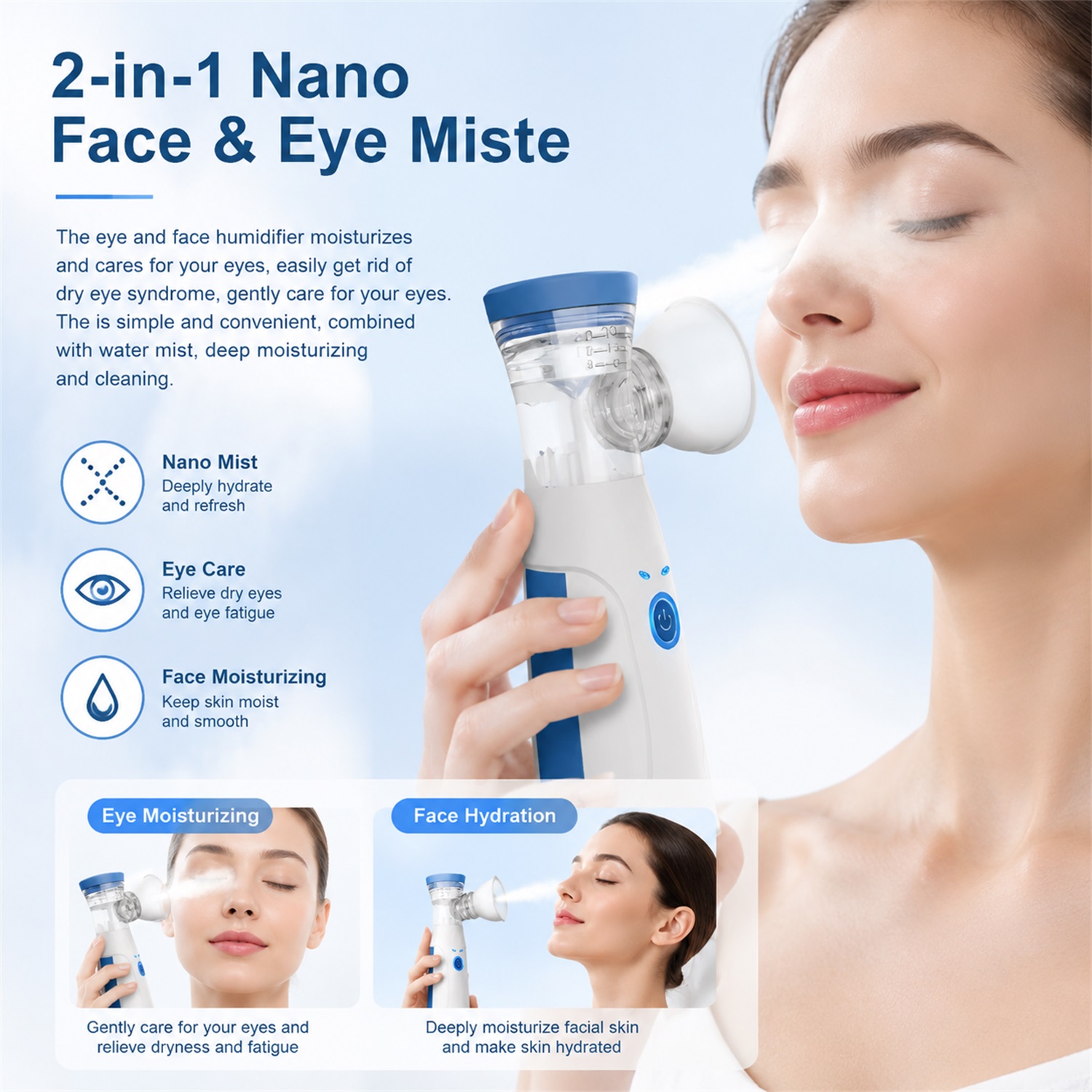 Handheld Facial Nano Mister Po - Facial Steamer Nano recension och pris